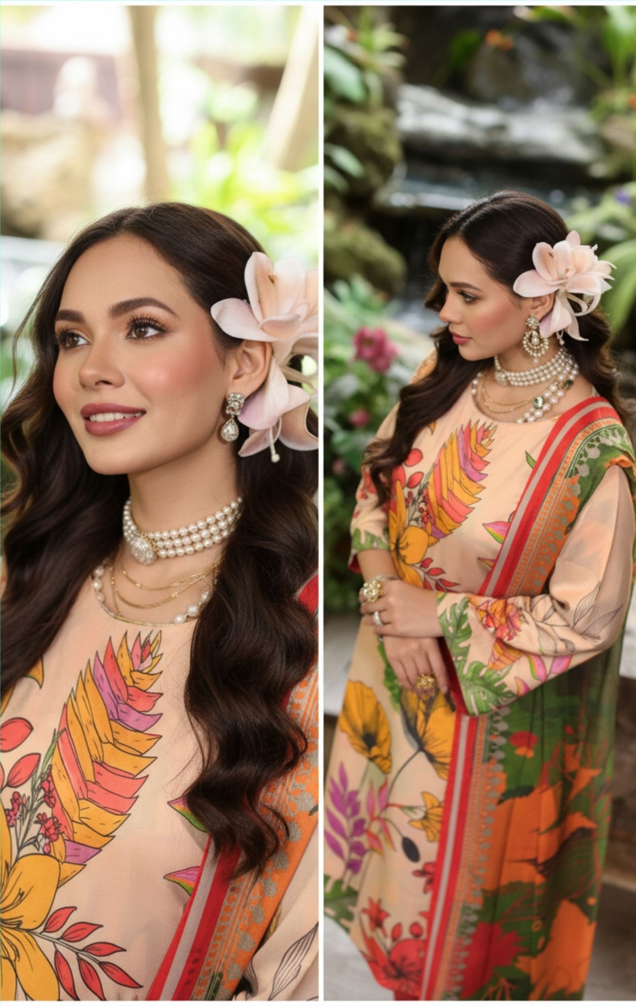 Preesa Premium Lawn – 3PC Printed unstitched Vol-1 D-6