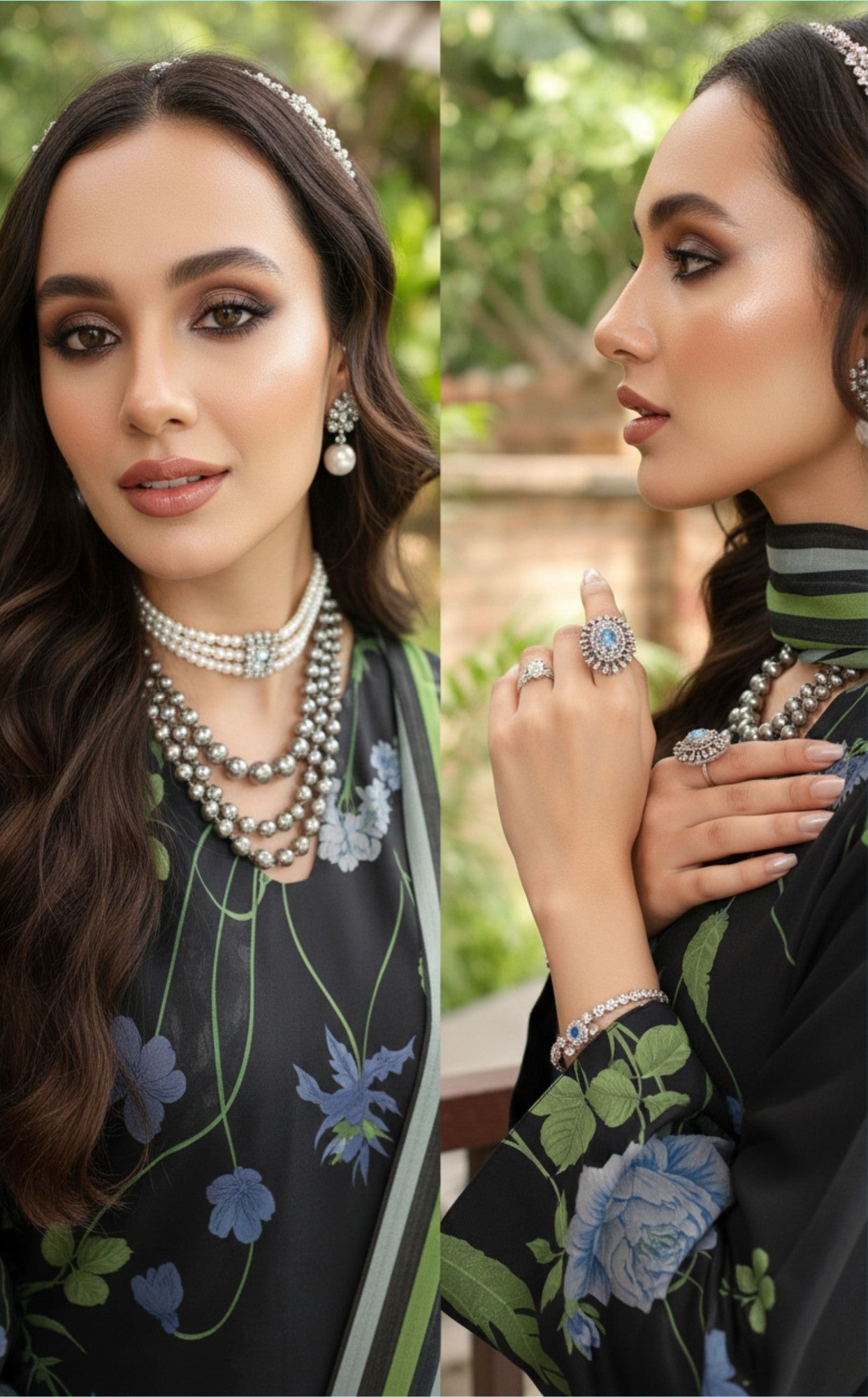 Preesa Premium Lawn – 3PC Printed unstitched Vol-1 D-5